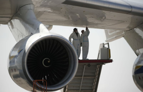 Un avion cargo à l'aéroport Paris-Vatry de Bussy-Lettre
