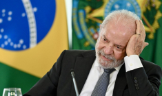 Le président brésilien Lula da Silva à Brasília, le 27 février 2026. ( AFP / EVARISTO SA )