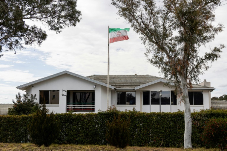 L'ambassade d'Iran à Canberra, le 26 août 2025 en Australie ( AFP / Hilary Wardhaugh )