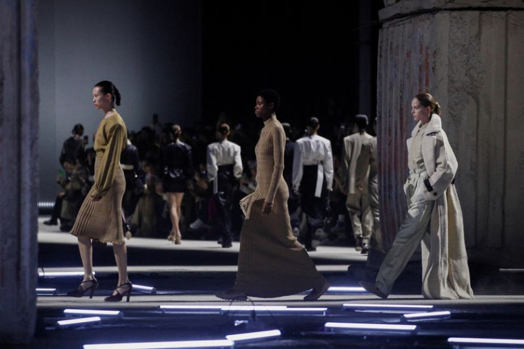 Présentation de la collection automne-hiver 2023/2024 de Tod's, à Milan