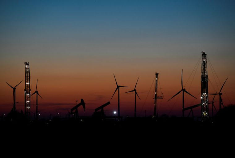 Des vérins de pompe de l'entreprise Wintershall DEA à Emlichheim