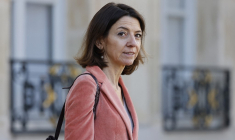 Laurence Boone à Paris, le 26 octobre 2022. ( AFP / LUDOVIC MARIN )