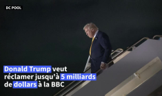 Trump veut réclamer jusqu'à 5 milliards de dollars à la BBC