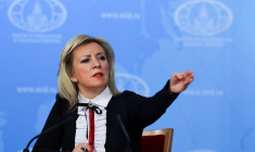La porte-parole du ministère des Affaires étrangères de Russie, Maria Zakharova, à Moscou