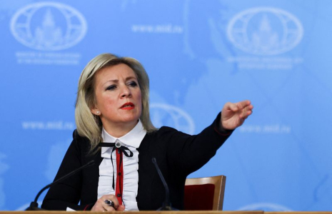 La porte-parole du ministère des Affaires étrangères de Russie, Maria Zakharova, à Moscou