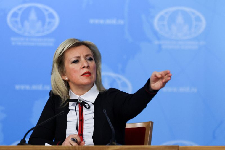 La porte-parole du ministère des Affaires étrangères de Russie, Maria Zakharova, à Moscou
