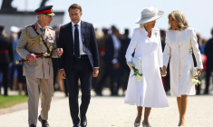 La Grande-Bretagne commémore le 80e anniversaire du jour J au Mémorial britannique de Normandie, à Ver-sur-Mer