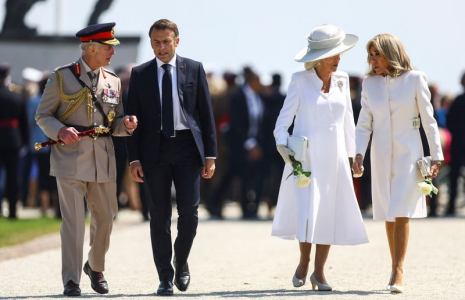 La Grande-Bretagne commémore le 80e anniversaire du jour J au Mémorial britannique de Normandie, à Ver-sur-Mer