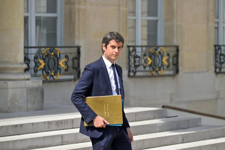 Gabriel Attal à Paris le 30 mai. ( AFP / ALAIN JOCARD )