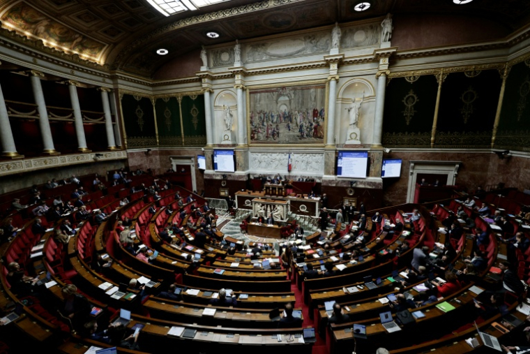 L'Assemblée nationale, le 27 octobre 2025, à Paris ( AFP / STEPHANE DE SAKUTIN )