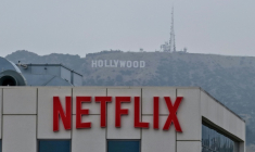 le logo de Netflix à Los Angeles, le 13 mai 2026  ( GETTY IMAGES NORTH AMERICA / JUSTIN SULLIVAN )