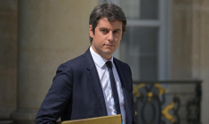 Gabriel Attal à Paris le 30 mai. ( AFP / ALAIN JOCARD )