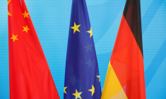 Le chancelier allemand Friedrich Merz s'est dit "prudemment optimiste" sur le fait qu'un accord sur les droits de douane entre l'UE et les Etats-Unis puisse être conclu "dans les prochains jours, au plus tard d'ici la fin du mois" ( AFP / Odd ANDERSEN )