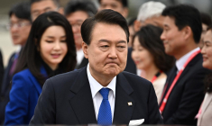 Le président sud-coréen Yoon Suk Yeol à Hiroshima, le 19 mai 2023.  ( AFP / PHILIP FONG )