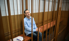 Laurent Vinatier lors d'une audience à Moscou le 14 octobre 2024 ( AFP / Alexander NEMENOV )