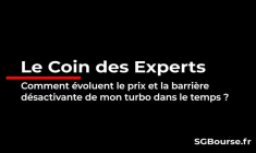 Le Coin des Experts: Comment évoluent le prix et la barrière d'un Turbo dans le temps?