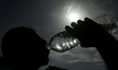 Vingt-six départements sont placés en vigilance orange canicule en France ( AFP / SEBASTIEN BOZON )