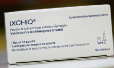 L'Agence régionale de santé (ARS) de Guyane a commandé 2.500 doses de vaccins contre le chikungunya à destination des plus vulnérables pour freiner l'épidémie "en phase exponentielle" dans le département amazonien ( AFP / Richard BOUHET )