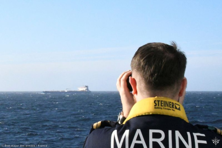 La marine française intercepte un pétrolier russe sanctionné en Méditerranée