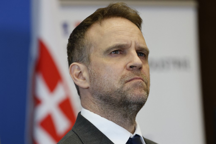 Marc Ferracci à Paris, le 27 février 2025. ( AFP / LUDOVIC MARIN )