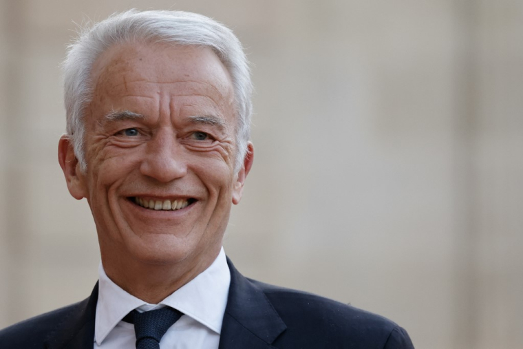 Patrick Martin à Paris, le 31 mars 2025. ( AFP / LUDOVIC MARIN )