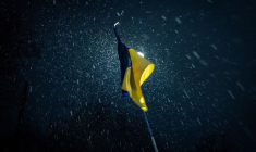 Un drapeau ukrainien