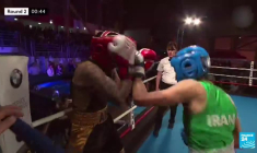 L'exil en France de la boxeuse iranienne, Sadaf Khadem