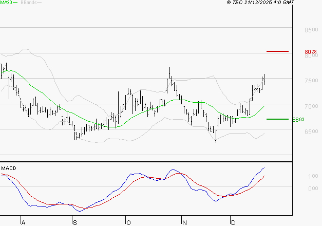 ALTEN : Le mouvement reste haussier