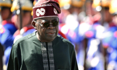 Le président du Nigeria Bola Tinubu à Brasilia, le 25 août 2025. ( AFP / EVARISTO SA                   )
