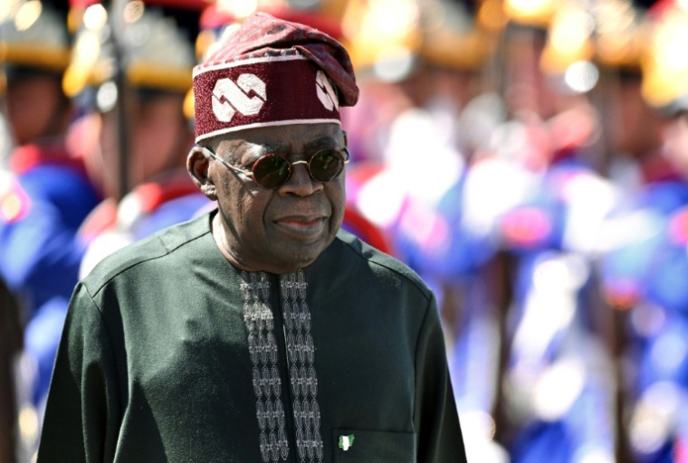 Le président du Nigeria Bola Tinubu à Brasilia, le 25 août 2025. ( AFP / EVARISTO SA                   )