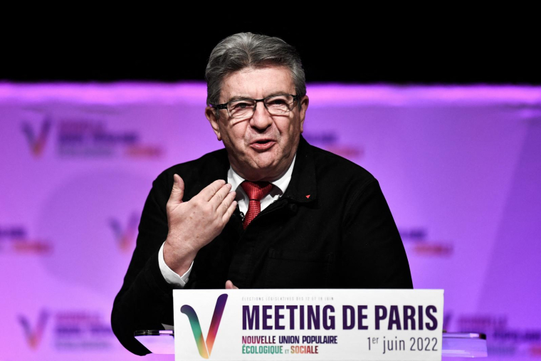 Le leader LFI Jean-Luc Mélenchon. ( AFP / STEPHANE DE SAKUTIN )