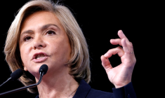 Valérie Pécressse à Paris, le 3 avril 2022. ( AFP / LUDOVIC MARIN )