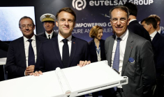 Emmanuel Macron au salon du Bourget