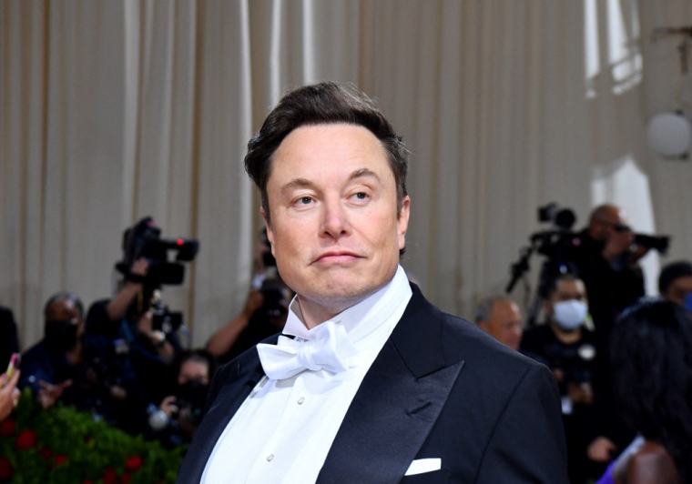 Elon Musk à New York, aux États-Unis, le 2 mai 2022. ( AFP / ANGELA WEISS )