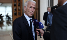 Patrick Martin à Paris, le 30 juillet 2025. ( AFP / THIBAUD MORITZ )