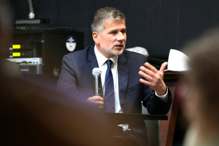 Arnaud Vieules à Ajaccio le 15 janvier 2026 ( AFP / Pascal POCHARD-CASABIANCA )