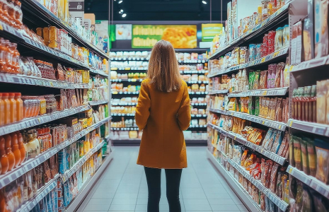 (Certaines marques agissent sur les prix à l'insu des consommateurs en modifiant la quantité de produit, sa qualité ou la taille de l'emballage - Crédit photo : Adobe Stock)
