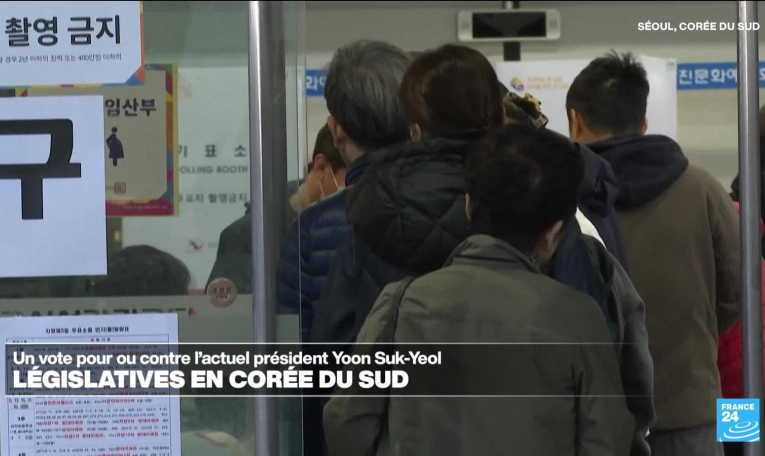 Législatives en Corée du Sud : le président Yoon Suk-Yeol à l'épreuve des urnes