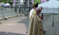 80 ans du V Day en Europe: la famille royale britannique arrive à l'abbaye de Westminster