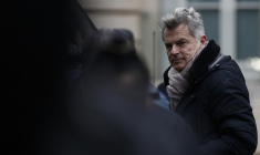 Fabien Roussel à Paris le 21 janvier 2024. ( AFP / GUILLAUME BAPTISTE )