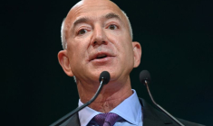 Photo d'archives du fondateur d'Amazon, Jeff Bezos, lors de la Conférence des Nations unies sur le changement climatique à Glasgow