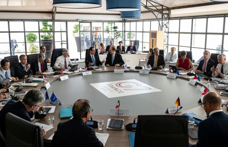 LE G7 VA S'ENGAGER SUR LA FISCALITÉ DES ENTREPRISES, LE SOUTIEN À L'ÉCONOMIE, SELON UN PROJET DE COMMUNIQUÉ