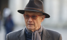 Pascal Lamy à Paris, le 5 janvier 2024. ( AFP / LUDOVIC MARIN )