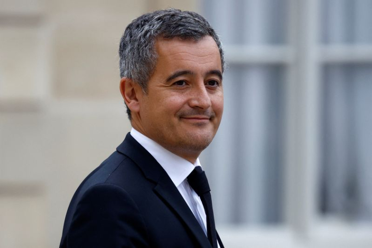 Le ministre français de l'Intérieur et de l'Outre-mer Gérald Darmanin