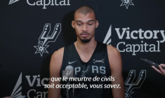 Wembanyama réagit aux violences de Minneapolis lors d’un entraînement des Spurs
