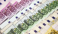 Des billets d'Euros photographiés à Zagreb