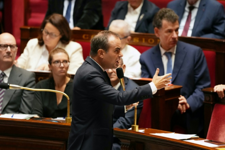 Le Premier ministre Sébastien Lecornu à l'Assemblée nationale à Paris, le 6 octobre 2026 ( AFP / Dimitar DILKOFF )
