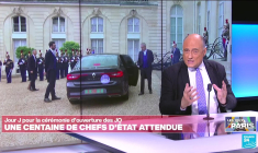 À l'Élysée, Macron reçoit les chefs d'État étrangers avant la cérémonie d'ouverture des JO