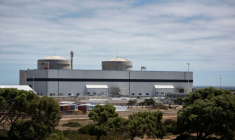 La centrale nucléaire de Koeberg, à environ 30 km au nord du Cap, en Afrique du Sud, le 6 février 2024 ( AFP / RODGER BOSCH )