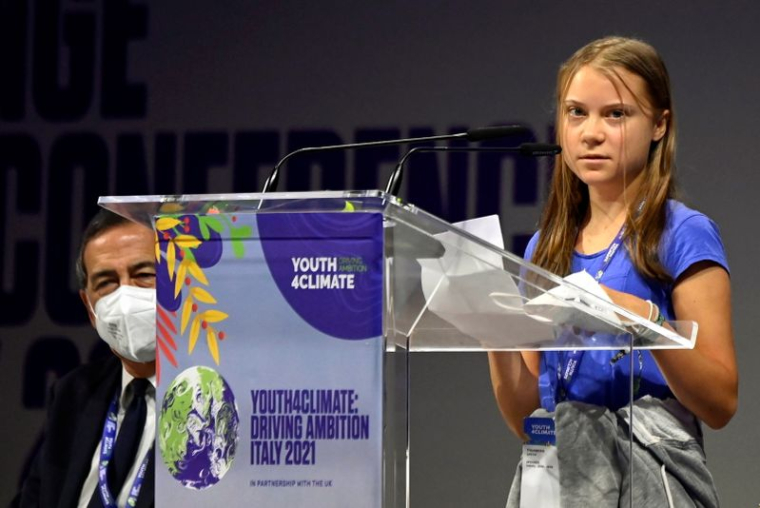CLIMAT: GRETA THUNBERG GUÈRE OPTIMISTE AVANT LE SOMMMET DES JEUNES À MILAN